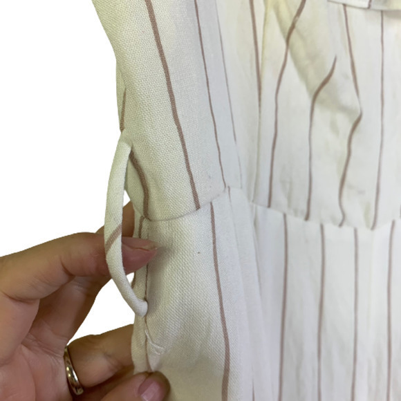 ASTR THE LABEL White Stripe Keeley Jumpsuit - Picture 7 of 15